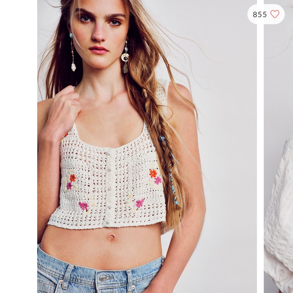 Free People Wild Flowers Cardi